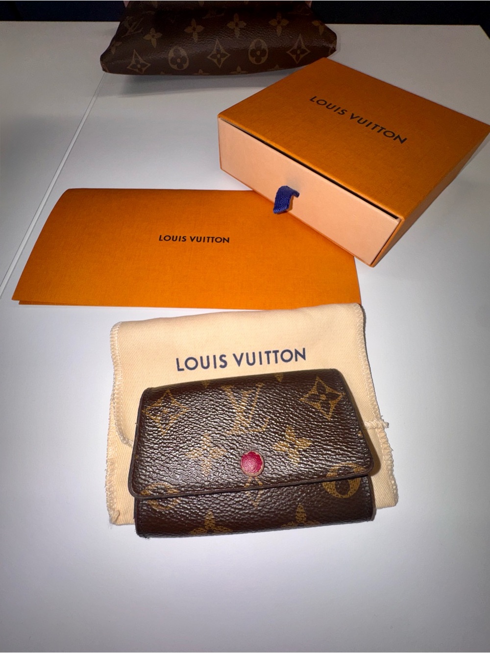 LOUIS VUITTON Monogram 6 Key Multicles Holder Fuchsia - Picture 2 of 16